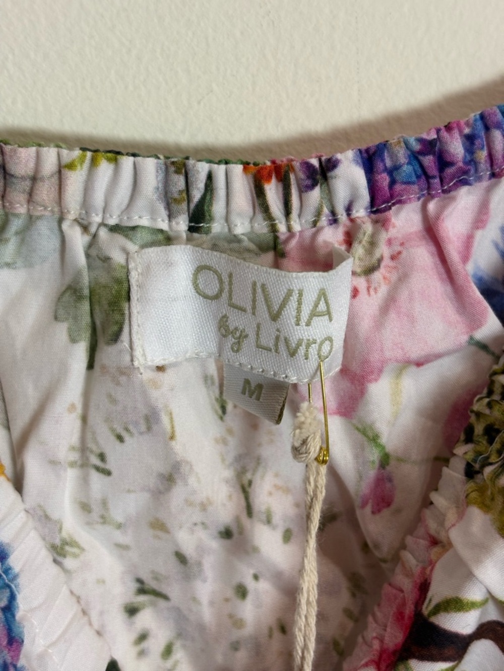 Olivia by LIVRO NWT Cin Cin Mini Dress Floral Garden Medium - Picture 8 of 10